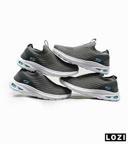 کفش کتانی طبی ورزشی خاکستری SKECHERS GoWalk 5 V2
