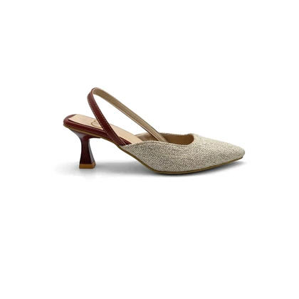 کفش صندل زنانه مدل sandal valentino - 0062_Creamy/Brown
