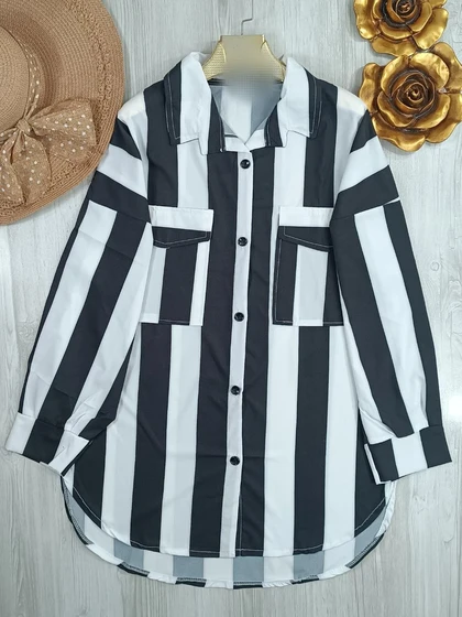 شومیز مانتویی مهگل کد 50507