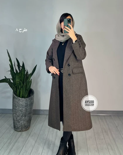 پالتو پشمی آستردار نورا7
