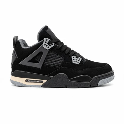 کفش و کتانی مردانه ساق‌دار مدل جردن NIKE AIR JORDAN 4 رنگ مشکی کد 2397