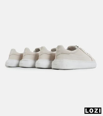 کفش اسنیکرزمردانه کرم PULL & BEAR
