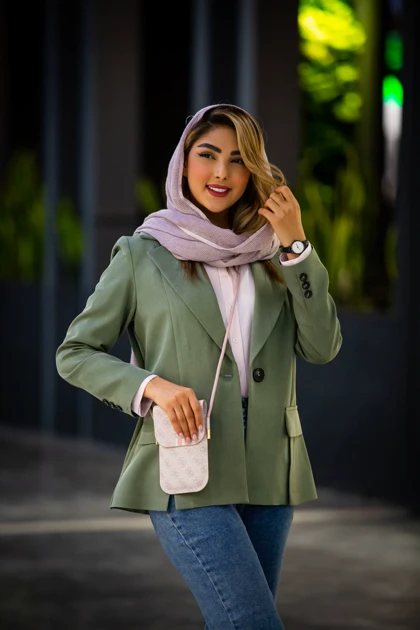 مانتو مازراتی ملانژ دکوب چاک‌دار