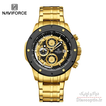 ساعت مچی مردانه سه موتور برند نیوی فورس مدل NAVIFORCE 8056