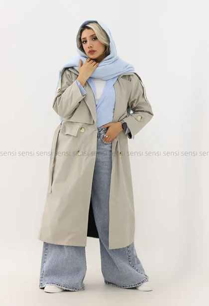 بارانی آستر دار4 دکمه@ کد1004650