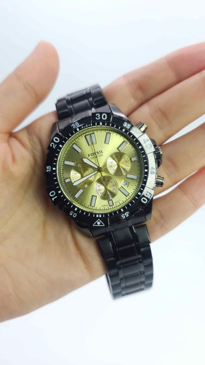 ساعت مچی مردانه فسیل Fossil JR1390 سه موتور فعال کرنوگراف