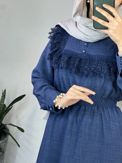 پیراهن مانتویی بلند فرانک 1