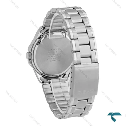 ساعت کاسیو اورجینال MTP-1215 مردانه سیلور صفحه سیلور Casio-8377-G