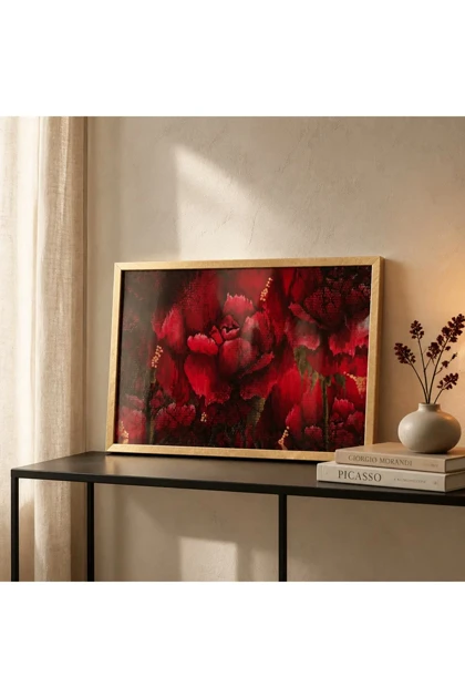 سینی تزئینی English Home مدل گل رز - طلایی