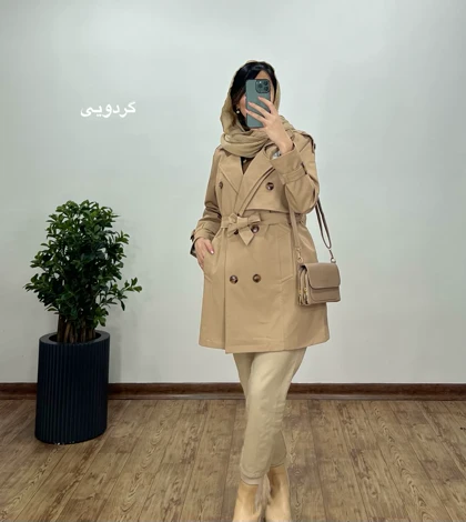 بارانی آستردار بادوم