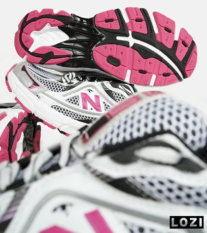 کفش کتانی مردانه و زنانه طوسی مشکی سرخابی NEW BALANCE 1064 V.2 مدل 6661