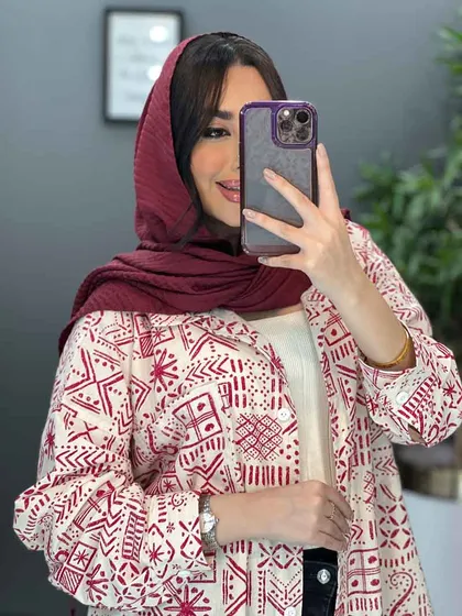 مانتو طرحدار سنتی