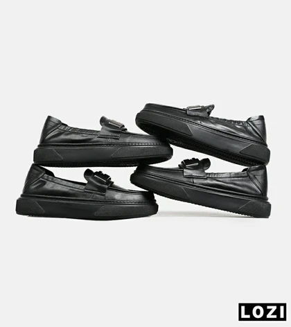 کالج مردانه مشکی Bottega Veneta مدل 6967