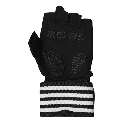 دستکش و مچبند بدنسازی زنانه زد ام زد کیو مدل ZMZQ-404K1208 سفید