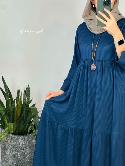 پیراهن مانتویی آهو 2