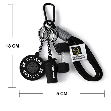 چارم بگ مدل Dumbbell Shaker Weight طرح وزنه، شیکر و دمبل