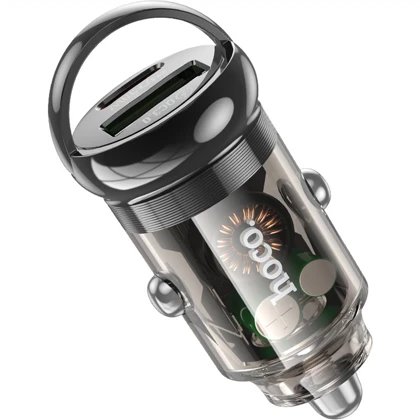 شارژر فندکی هوکو Hoco مدل Z53A دو پورت با توان 30 وات
