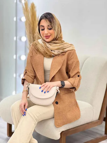 مانتو دو دکمه رها
