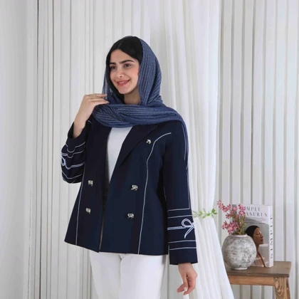 کت 4 دکمه آستین پاپیون MISS ROSO