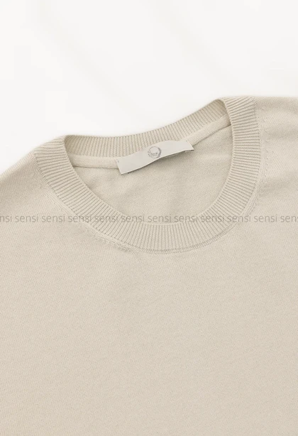 بلوز بافت یقه گرد مردانه کد20000038