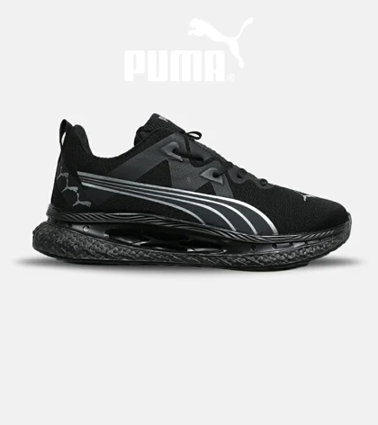 کتانی ورزشی مشکی مردانه و زنانه PUMA مدل 6756