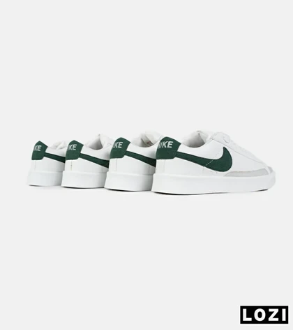 کفش نایک مردانه و زنانه سفید سبز Nike Blazer Low 77 مدل 4980