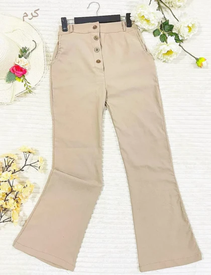 شلوار دکمه دکمه