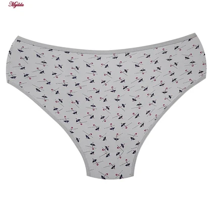 شورت زنانه مدل چاپدار کد 5071-1 بسته 6 عددی