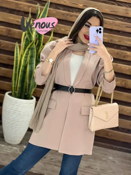 مانتو مازراتی سرشونه چین