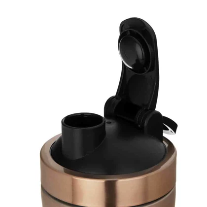 شیکر استیل ورزشی یک تیکه اوپتیموم نوتریشن مدل ON ظرفیت 0.74 لیتر