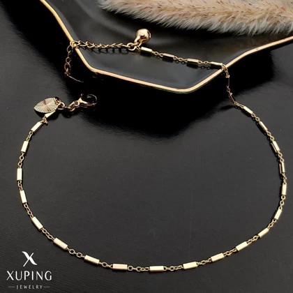 پابند ژوپینگ زنجیری مستطیلی (بار) طلایی