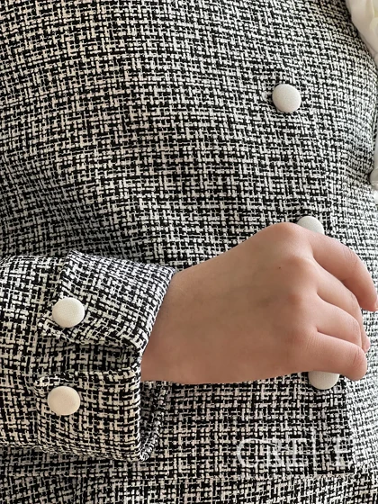 ست کت ودامن یقه ب شنل