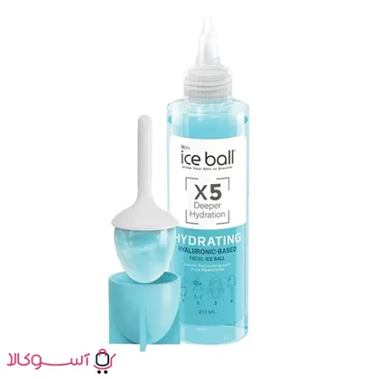 ژل آبرسان قوی آیس بال مدل hyaluronic (آبی) حجم 212 میل
