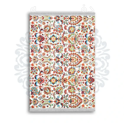 *جدید* فرشینه از جنس پارچه شانل مخمل ترک طرح فانتزی برند دفه کد 1676