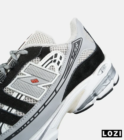 کفش کتانی مردانه و زنانه طوسی مشکی NEW BALANCE 758 مدل 9023