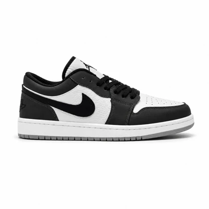 کفش و کتانی مردانه مدل NIKE AIR JORDAN 1 رنگ سفید طوسی کد 30192