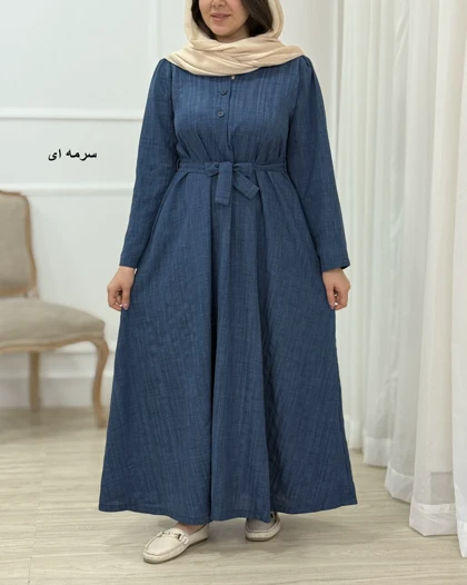 پیراهن مانتویی ماریا کد محصول 1685