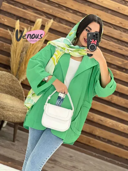 مانتو پانچ آستین چاک