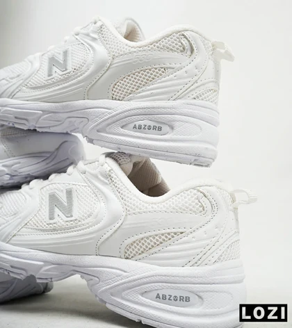کفش کتانی مردانه و زنانه سفید NEW BALANCE 530