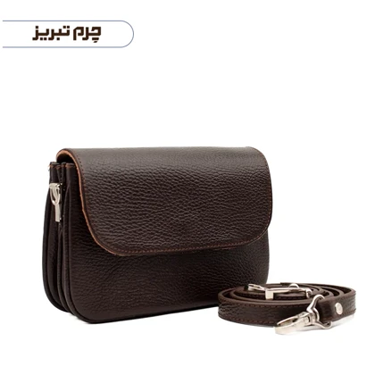 کیف دوشی زنانه چرم طبیعی مدل BR80