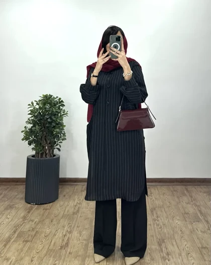 مانتو بلند دیپلمات حسنا