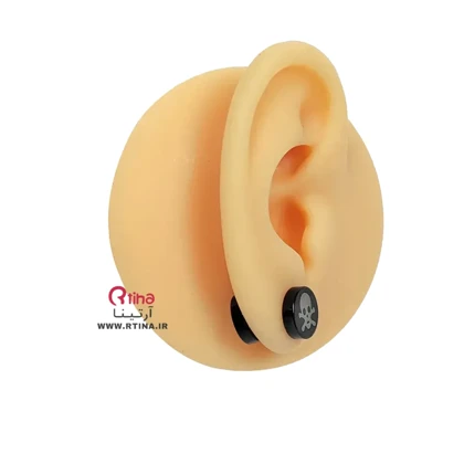 گوشواره پیرسینگ مگنتی مردانه پسرانه طرح اسکلتی