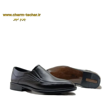 کفش رسمی مردانه بدون بند چرم طبیعیsi138