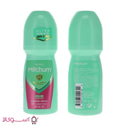 مام رول ضد تعریق زنانه میچام مدل flower fresh حجم 100 میل