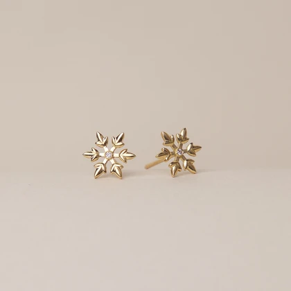 گوشواره برف - Snow earrings