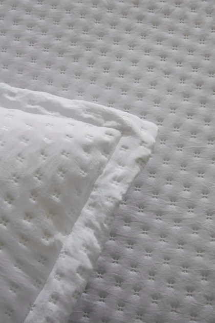 روتختی دو نفره Karaca Home مدل Breeze Soft پلی‌استر - سفید