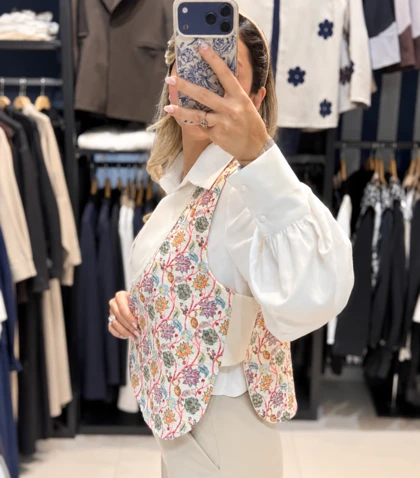 وست زنانه مدل هزارگل(ارسال فوری)