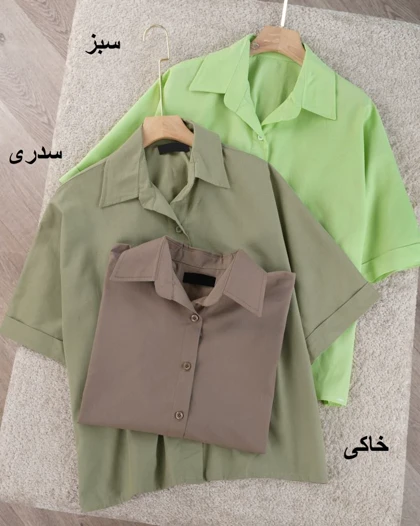 شومیز لینن باکسی کد 29518