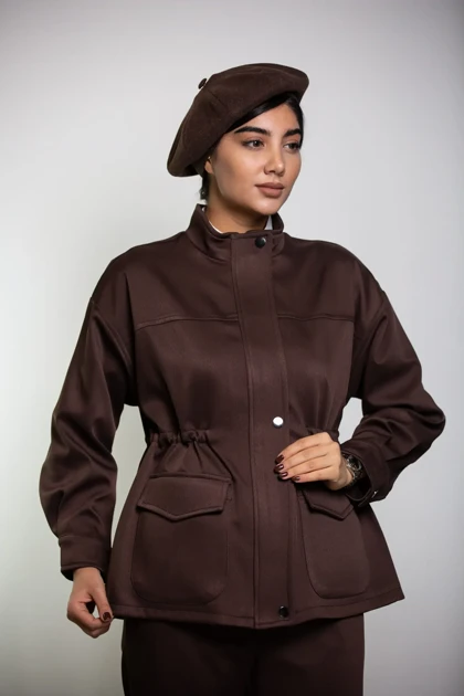 بارانی کجراه زیپ‌دار