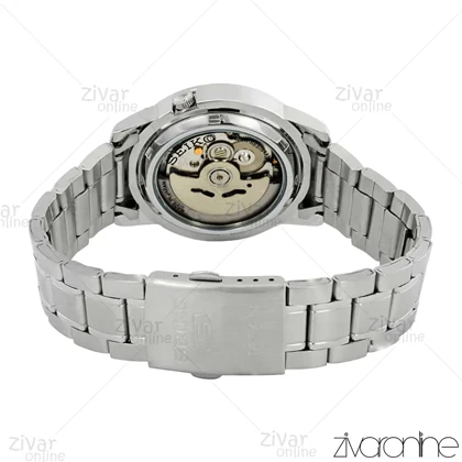 ساعت سیکو 5 اصل مردانه سیلور صفحه سفید اتوماتیک 104167